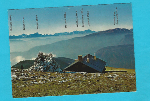 AK Blick von der Gerlitzen.