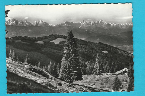 AK Blick von der Gerlitzen auf Julische Alpen.