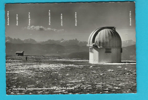 AK Gerlitzen. Sonnenobservatorium u. Julische Alpen.