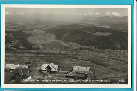 AK Görlitzen. Bergerhütten. Blick auf Ossiacher und Wörthersee.