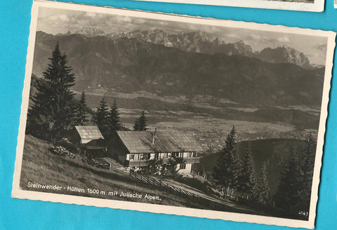 AK Steinwender Hütten mit Julischen Alpen. (1942)