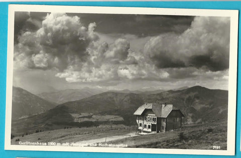 AK Gerlitzenhaus Ankogel und Hochalmspitze.