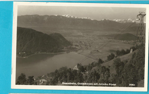 AK Kanzelbahn, Ossiachersee mit julischen Alpen.