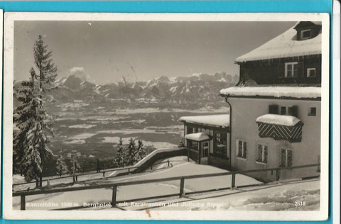 AK Kanzelhöhe, Berghotel mit Karawanken und Julischen Alpen.