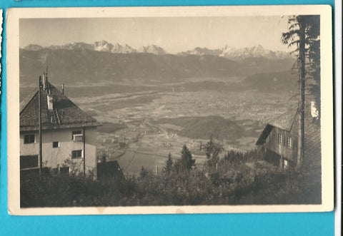 AK Kanzelhöhe. Blick gegen Villach und Julische Alpen.