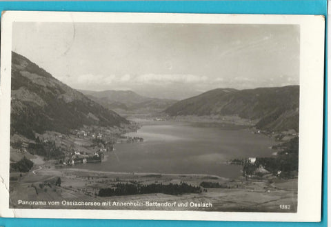 AK Panorama vom Ossiachersee mit Annenheim Sattendorf und Ossiach. (1939)