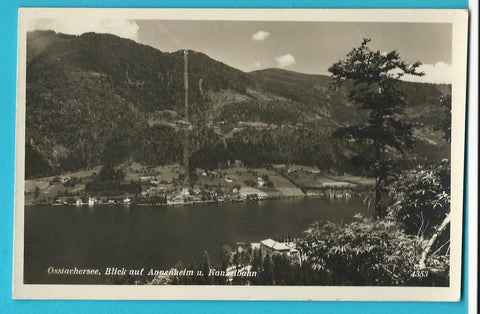 AK Ossiachersee, Blick auf Annenheim u. Kanzelbahn.