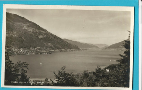 AK Ossiachersee mit Sattendorf. (1930)