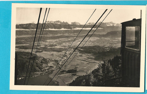 AK Ausblick aus der Bergstation der Kanzelbahn.