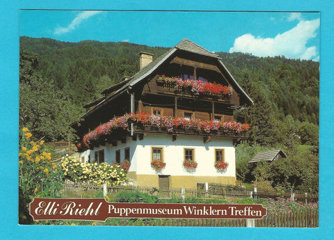 AK Elli Riehl. Puppenmuseum Winklern Treffen. Einöde.