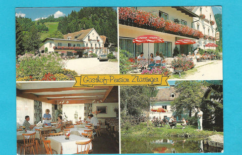 AK Einöde 5. Gasthof Pension Zlattinger.