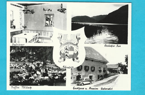 AK Treffen bei Villach. Gasthaus Pension Unterwirt.