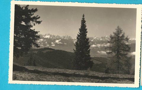 AK Kanzelhöhe. Blick gegen die Julischen Alpen.