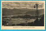 AK Kanzelbahn bei Villach mit den Julischen Alpen. (1936-37)