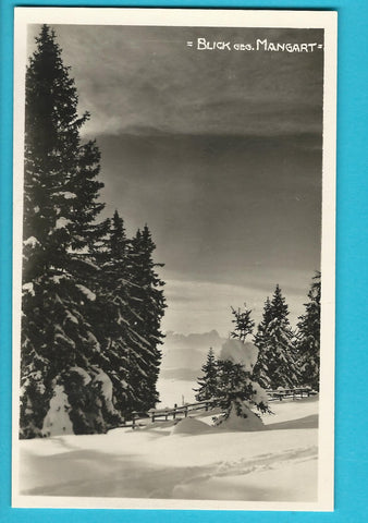 AK Kanzelbahn. Blick geg. Mangart. (1927)