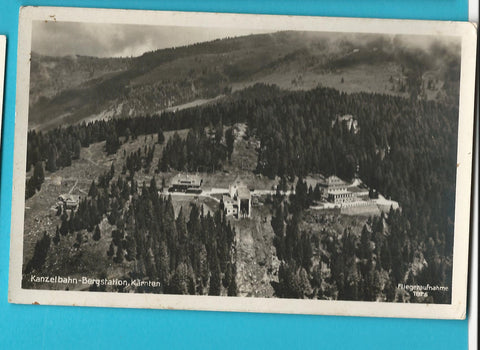 AK Kanzelbahn Bergstation. Fliegeraufnahme.