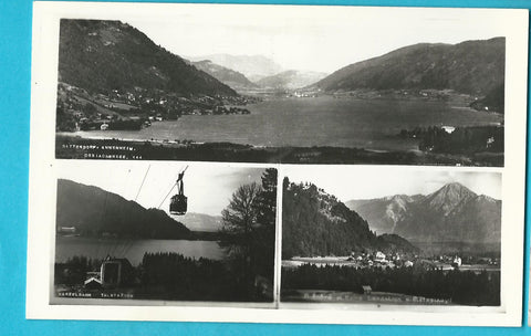 AK Sattendorf Annenheim am Ossiachersee. Kanzelbahn. St. Andrä mit Ruine Landskron.