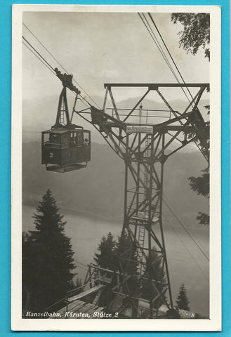 AK Kanzelbahn, Kärnten, Stütze 2. (1931)