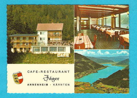 AK Annenheim am Ossiachersee. Pension Cafe Restaurant Jäger.