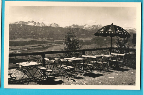 AK Kanzelhöhe Blick gegen Villach und Julische Alpen.