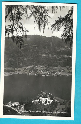 AK Grandhotel Annenheim Ossiachersee mit Kanzelhöhe.