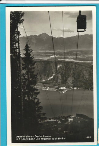 AK Annenheim am Ossiachersee mit Kanzelbahn und Mittagskogel. (1932)