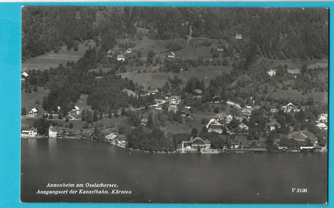 Annenheim am Ossiachersee. Ausgangsort der Kanzelbahn.