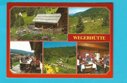 AK Wegerhütte. Fam. S. u. R. Brunner. Feld am See.