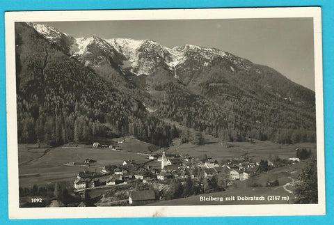 AK Bleiberg mit Dobratsch. (1934)