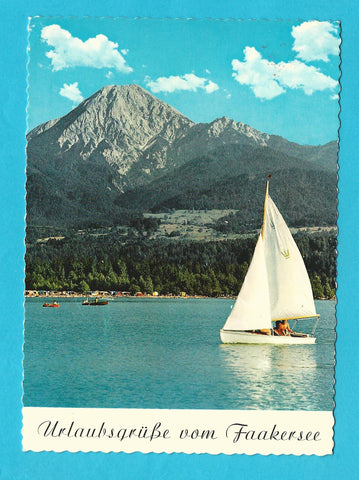 AK Urlaubsgrüße vom Faakersee.