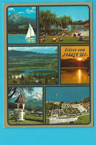 AK Grüsse vom Faaker See.