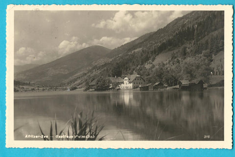 AK Afritzer See. Gasthaus Peinschab.