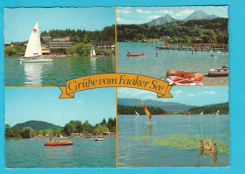 AK Grüße vom Faaker See.