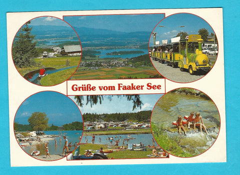 AK Grüsse vom Faaker See.