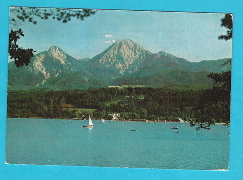 AK Faakersee mit Mittagskogel.