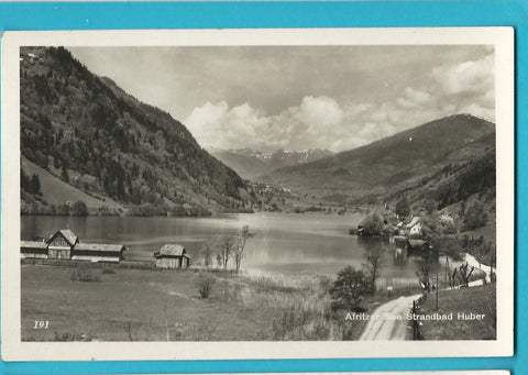 AK Afritzer See. Strandbad Huber. (1934)