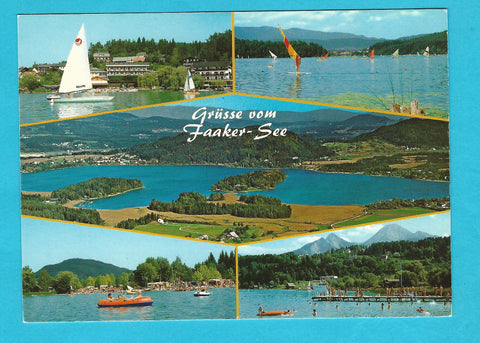 AK Grüsse vom Faaker See.