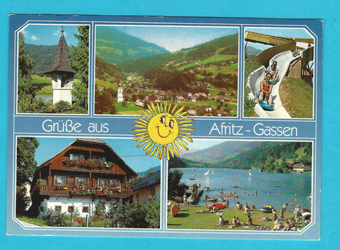 AK Grüße aus Afritz - Gassen.