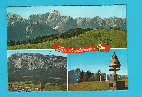 AK Dreiländereck Österreich Jugoslawien Italien.