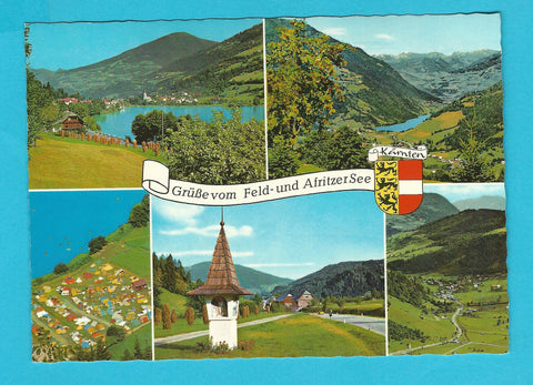 AK Grüße vom Feld- und Afritzer See.