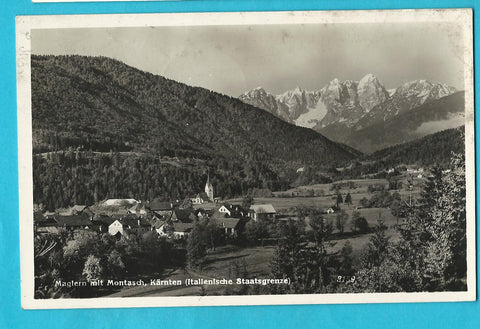 AK Maglern mit Montasch. (Italienische Staatsgrenze) (1937)