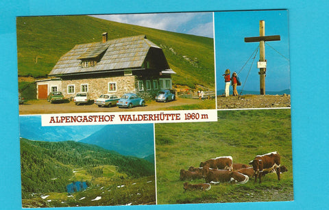 AK Alpengastwirtschaft Zur Walderhütte Inh. Helmut Lassnig. Arriach.