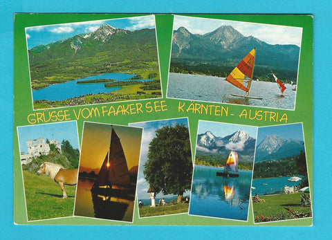 AK Grüsse vom Faaker See.