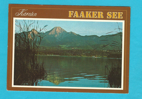 AK Abendstimmung am Faakersee.