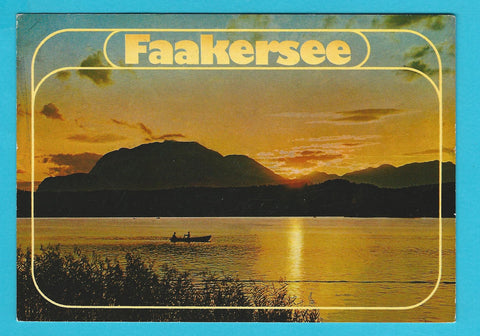 AK Faaker See. Abendstimmung.