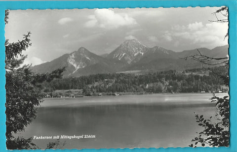AK Faakersee mit Mittagskogel.