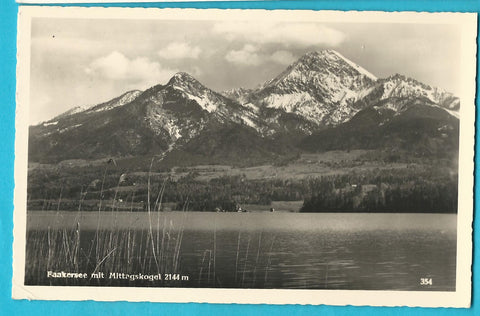 AK Faakersee mit Mittagskogel.
