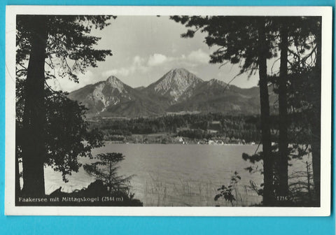 AK Faakersee mit Mittagskogel. (1935)