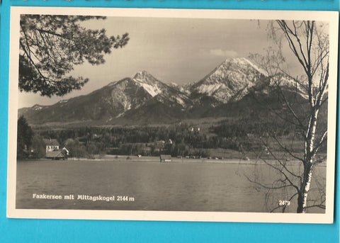 AK Faakersee mit Mittagskogel. (1940)