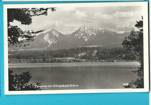 AK Faakersee mit Mittagskogel.